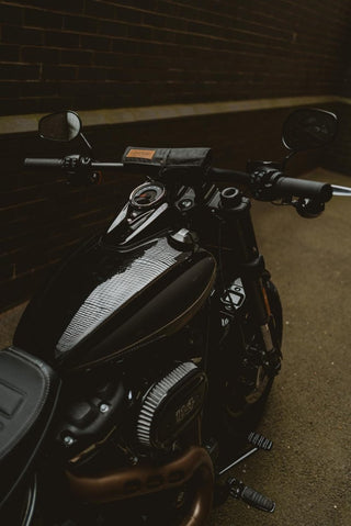 Libertatia Oilskin Tool Roll in Pitch Black - available at Veloce Club