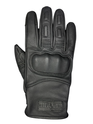 MotoGirl Bessie Gloves in Black - available at Veloce Club