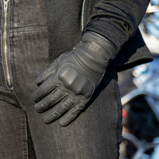 MotoGirl Bessie Gloves in Black - available at Veloce Club