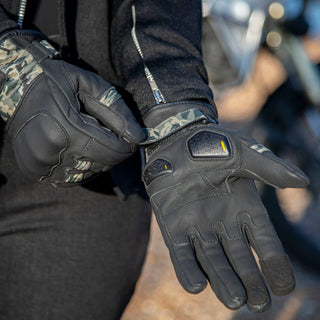 MotoGirl Bessie Gloves in Camo - available at Veloce Club