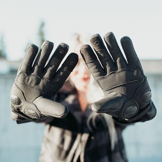 MotoGirl Nandi Gloves in Black - available at Veloce Club