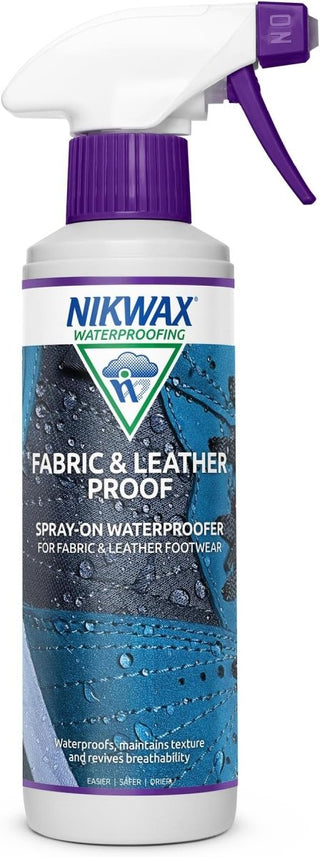 Nikwax Fabric and Leather Proof 300ml - available at Veloce Club