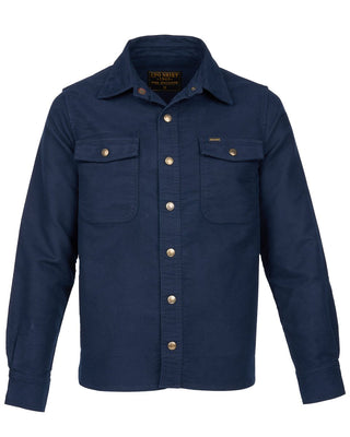 Pike Brothers 1943 CPO Shirt Moleskin Navy - available at Veloce Club