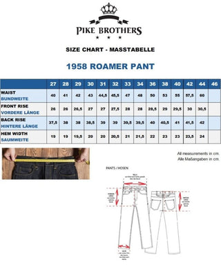 Pike Brothers 1958 Roamer Pant 15oz in Indigo - available at Veloce Club