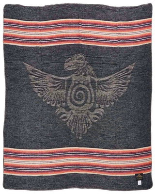 Pike Brothers 1969 Denakatee Depakatè wool blanket faded black - available at Veloce Club