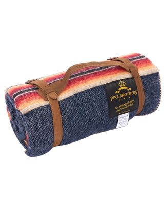 Pike Brothers 1969 Denakatee wool blanket navy - available at Veloce Club