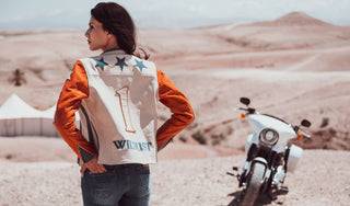 Wildust Sisters Stars & Stripes Jacket in Brick - available at Veloce Club