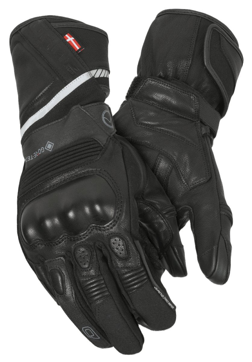 black motorcycle gloves