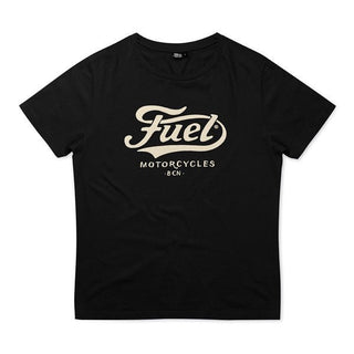 Fuel Logo T-shirt in Black - available at Veloce Club