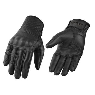 Rokker Tucson Leather Glove in Black 